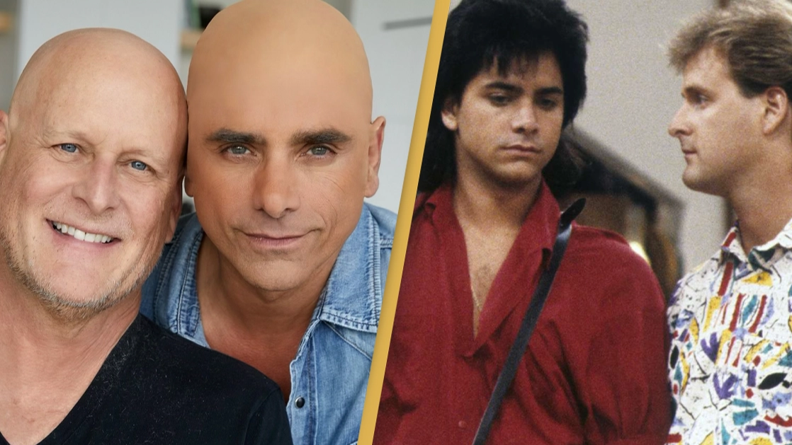 John Stamos receives backlash for wearing bald cap in ‘solidarity’ with Full House co-star Dave Coulier after cancer diagnosis
