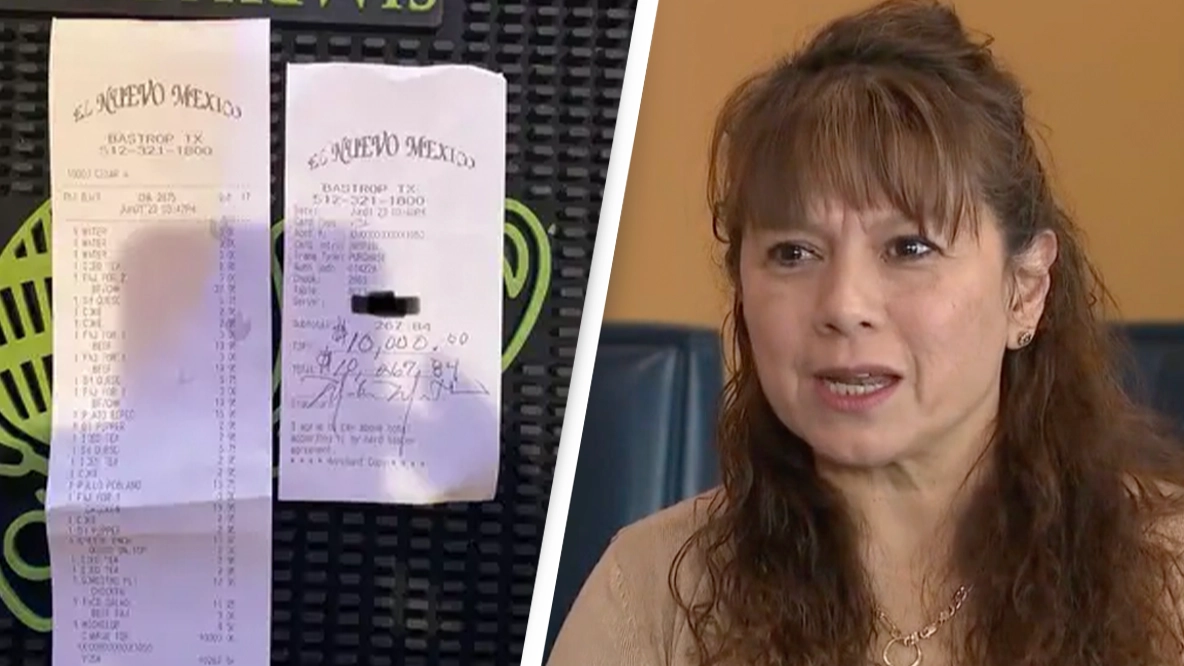 Server left in tears after returning customer leaves two $10,000 tips