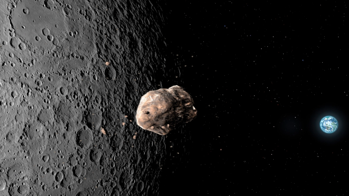 Expert reveals what would happen if 'city destroying' asteroid hit the Moon instead of Earth