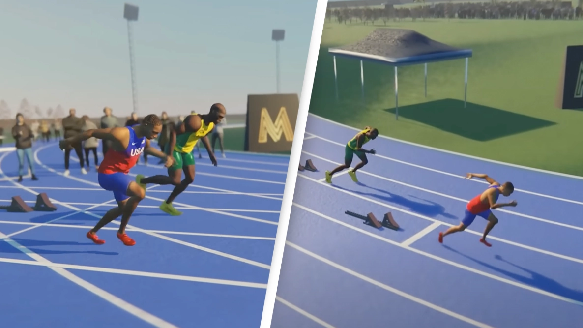 3D simulation shows exactly who is faster out of Usain Bolt and Noah Lyles over three different races