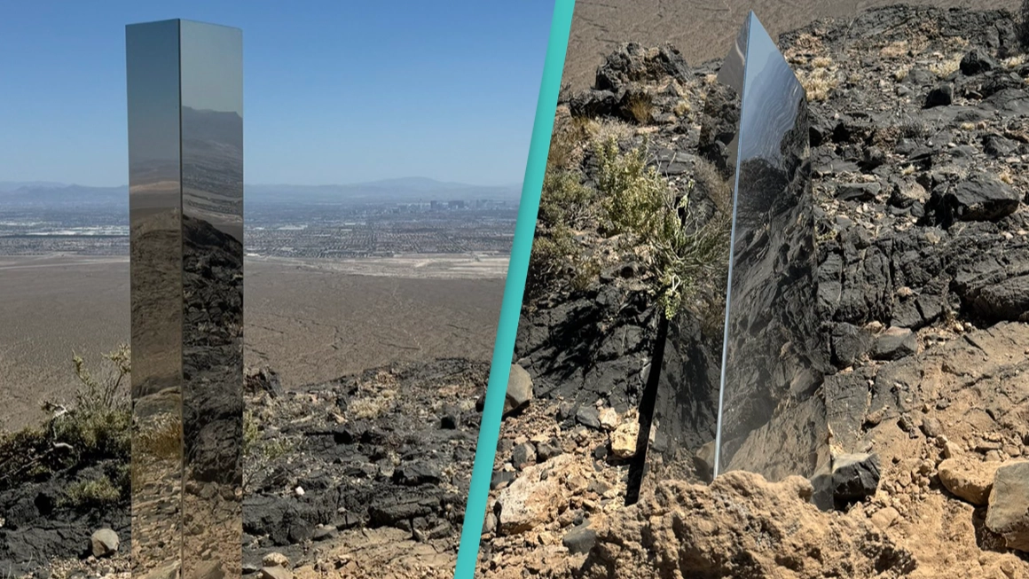Mystery monolith that left people baffled after appearing in the middle of Nevada desert is removed