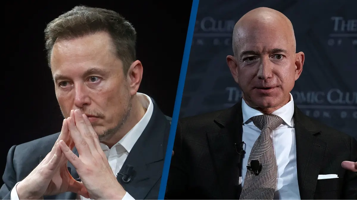 Jeff Bezos and Elon Musk have very different plans as new space race heats up