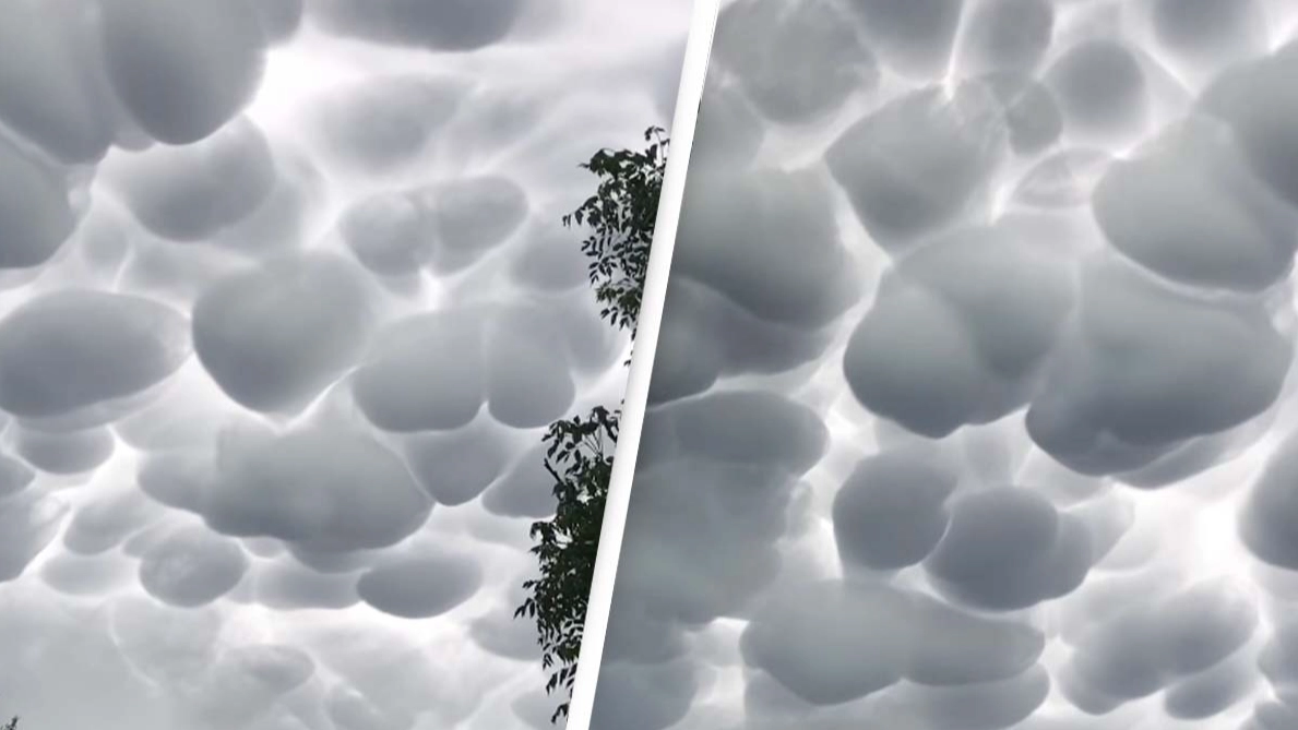 Unbelievable Mammatus Clouds Make It Look Like ‘God Is Blowing Vape Bubbles’