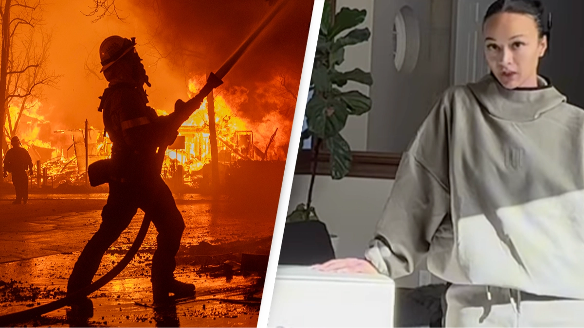 Influencer slammed online for advertising an air purifier during LA wildfires