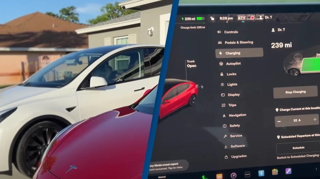 Couple who bought a Tesla each and drove around 500 miles per week left shocked after comparing their electricity bill