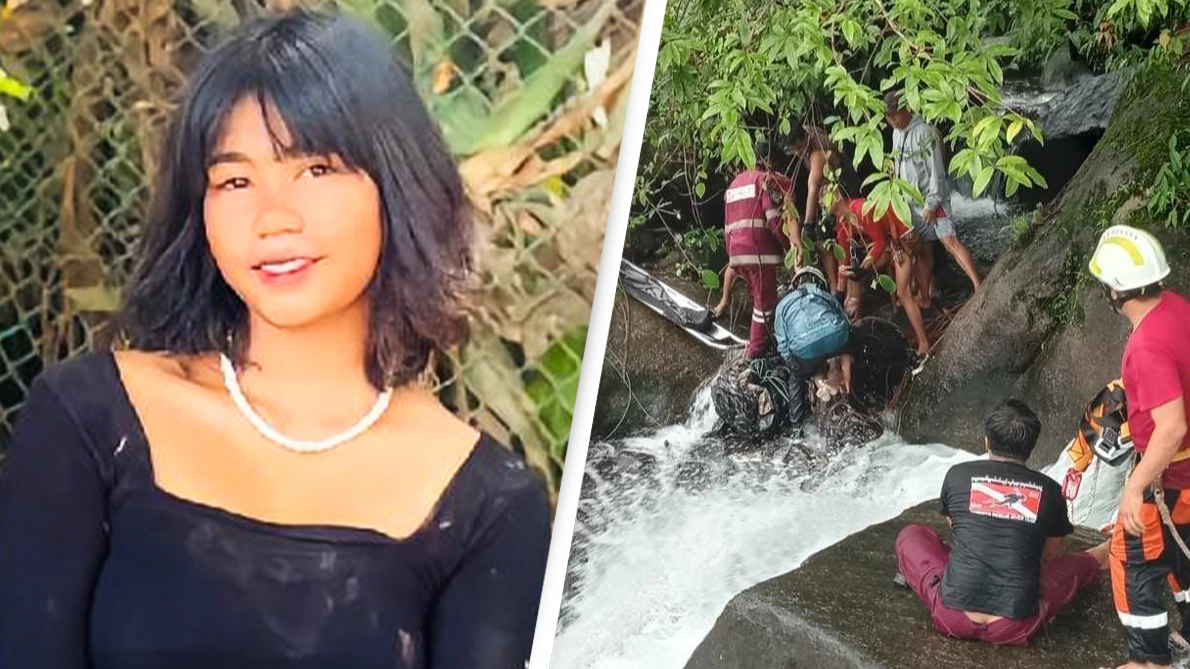 Girl, 14, falls to her death from the top of waterfall while taking selfies