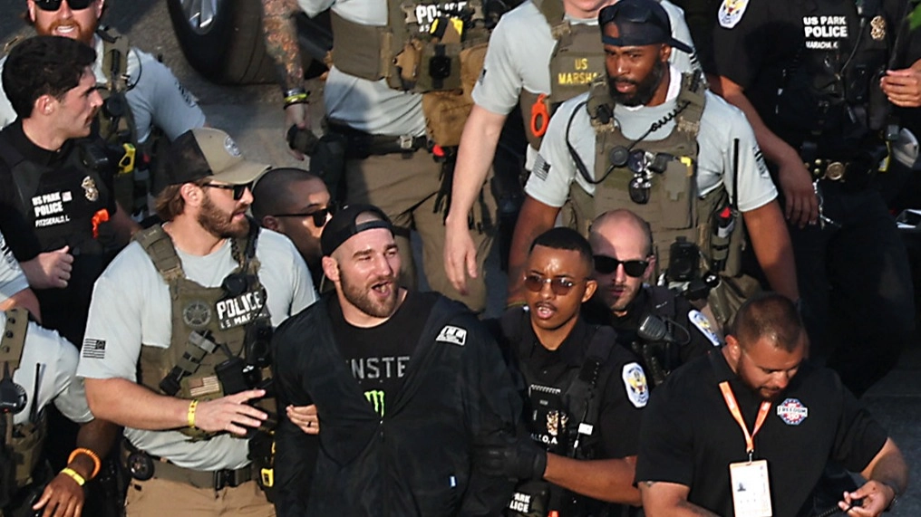 ‘Banned’ UFC fighter removed from White House event by US Secret Service