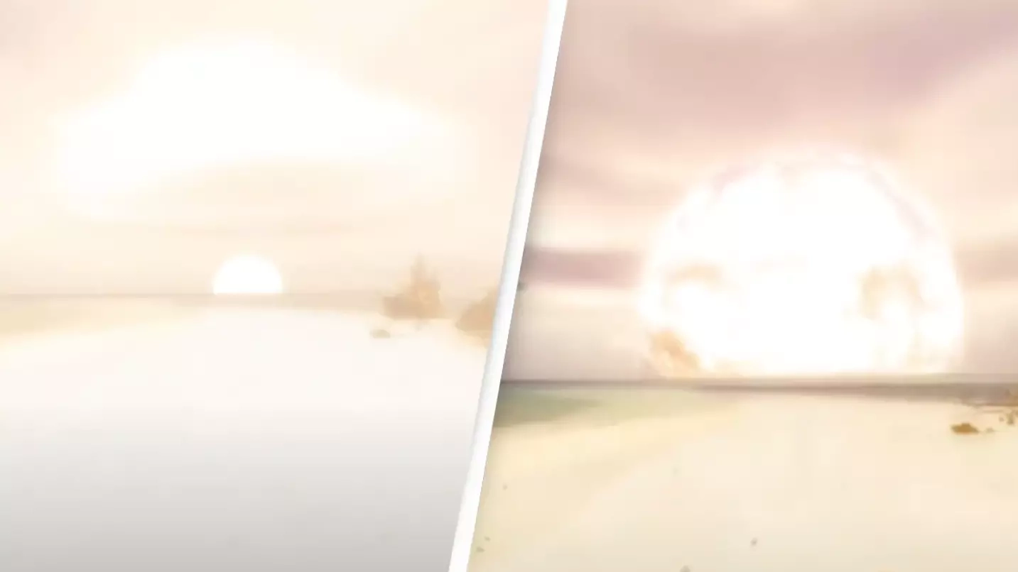 Horrifying POV video shows what experiencing a nuclear explosion would be like