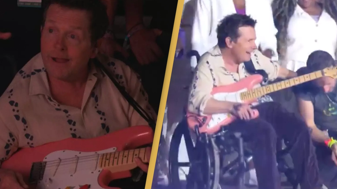 Festival crowd goes wild as Michael J. Fox makes surprise stage appearance amid Parkinson's battle