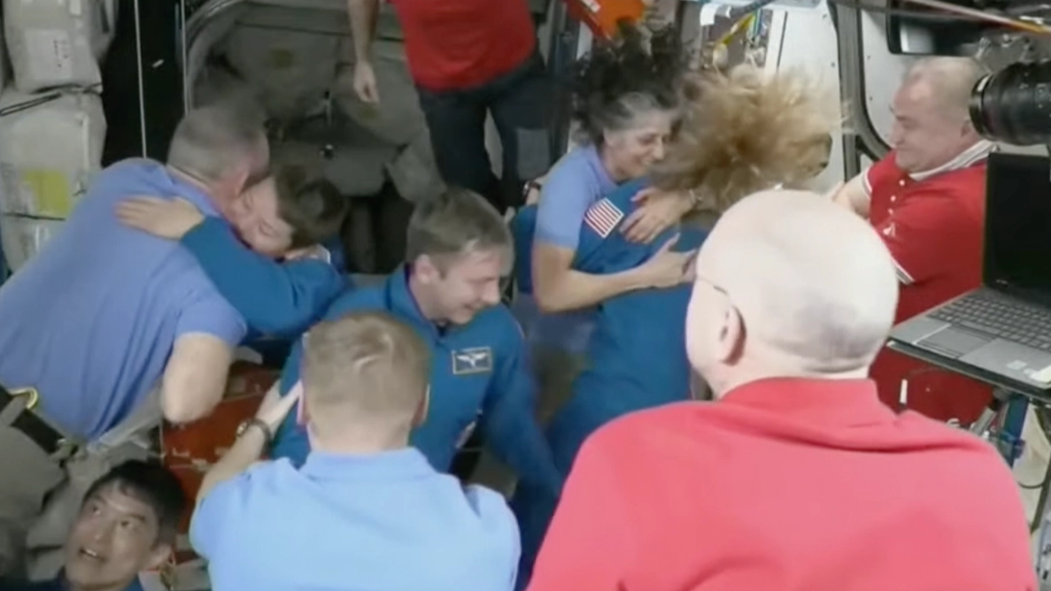 SpaceX crew arrive at International Space Station in step to bring stranded NASA astronauts back to Earth