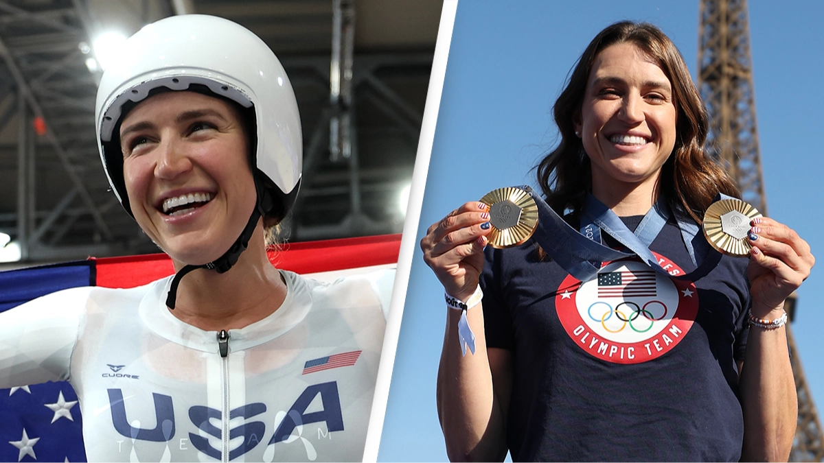 Woman who took beginner's cycling class just 7 years ago becomes Olympic champion