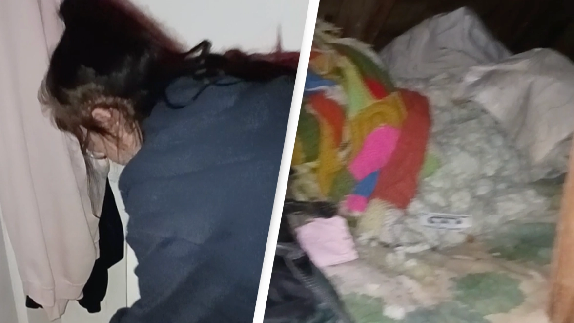 Woman warned ‘someone’s living in her home’ after discovering creepy hidden room in her closet