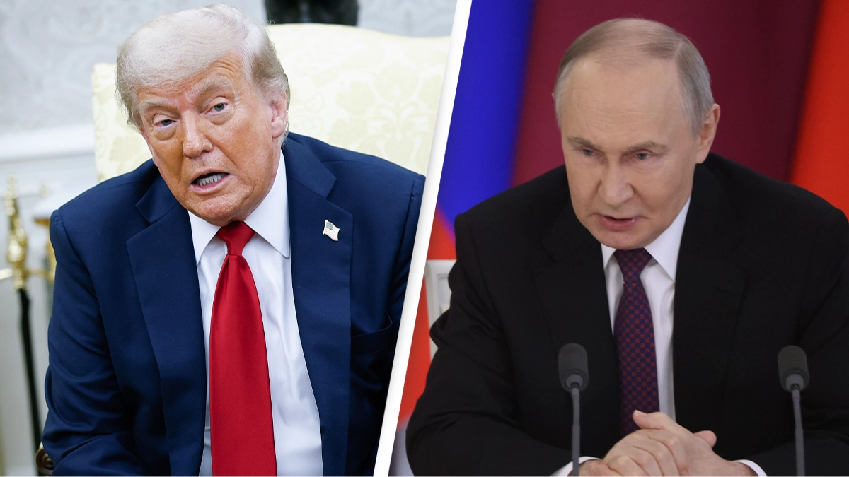 Trump has ominous message for Putin after threatening to 'bomb the s*** out of Moscow' in leaked audio tapes