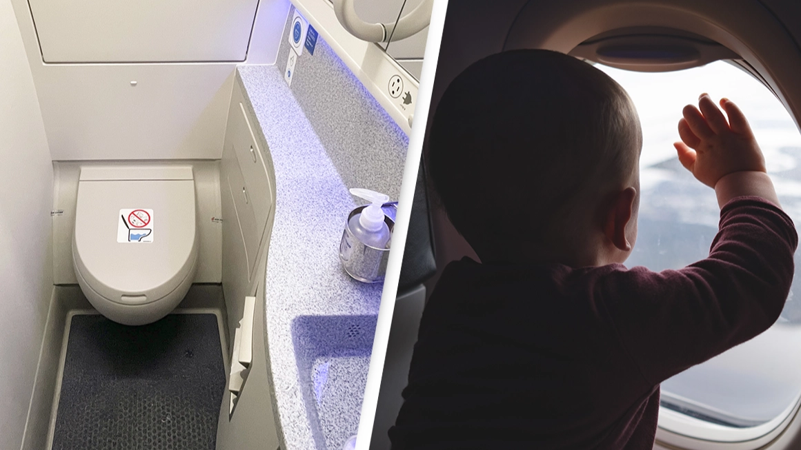 Two strangers locked crying toddler in plane bathroom to ‘educate’ her