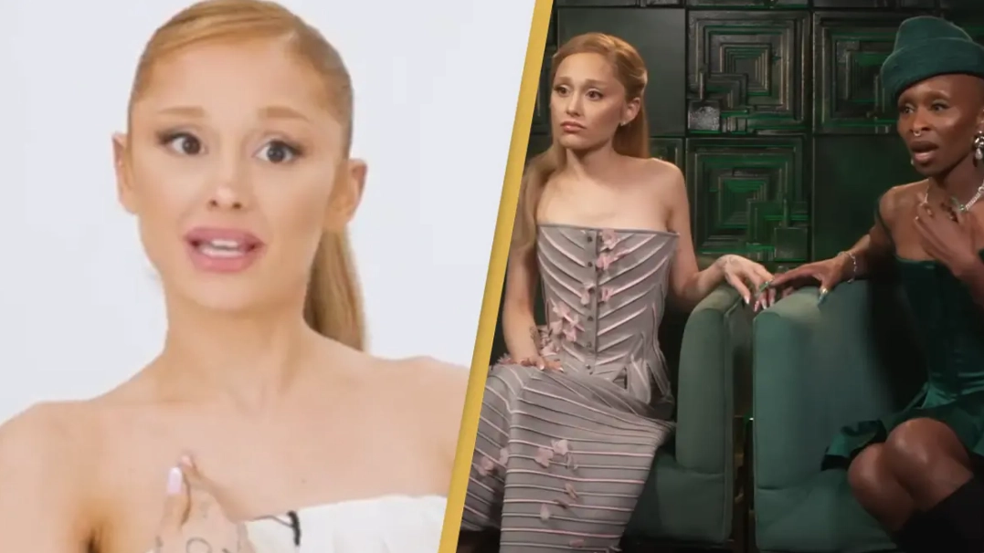 Ariana Grande and Cynthia Erivo finally explain bizarre ‘holding space’ interview moment that left people baffled
