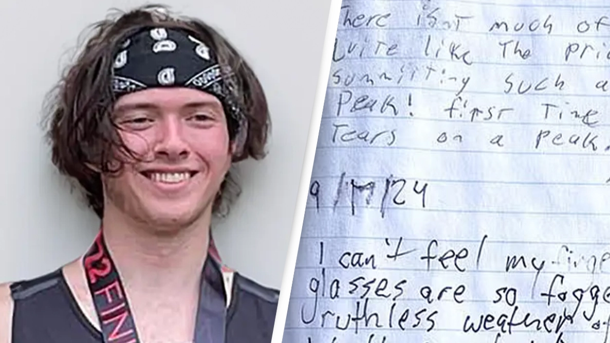 Missing hiker left eerie note on mountaintop that was written three days before he failed to check into camp