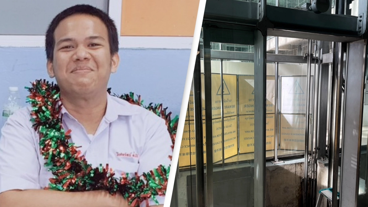 Screams heard as airport worker is crushed to death by glass elevator in front of terrified passengers