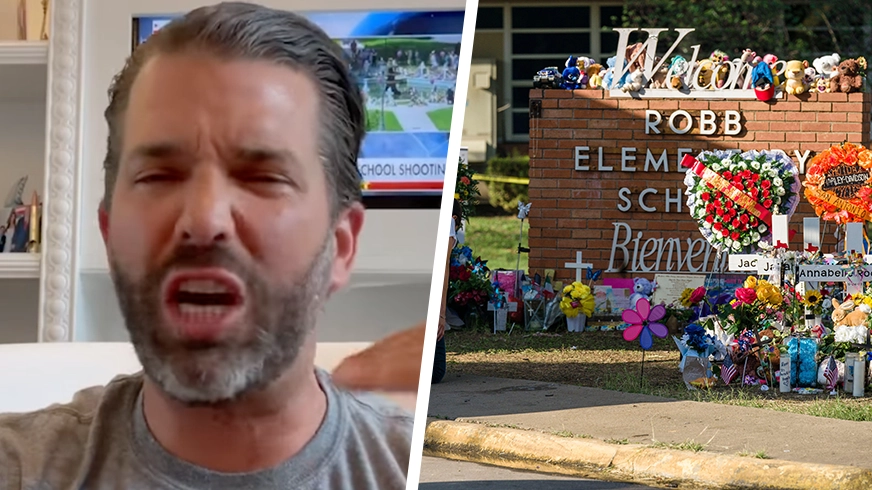 Donald Trump Jr Slammed For Tone Deaf Comment About The Texas School Shooting