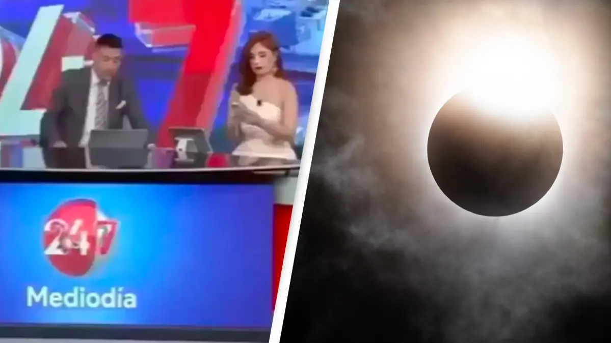 News station accidentally broadcasts intimate body part instead of solar eclipse on live TV