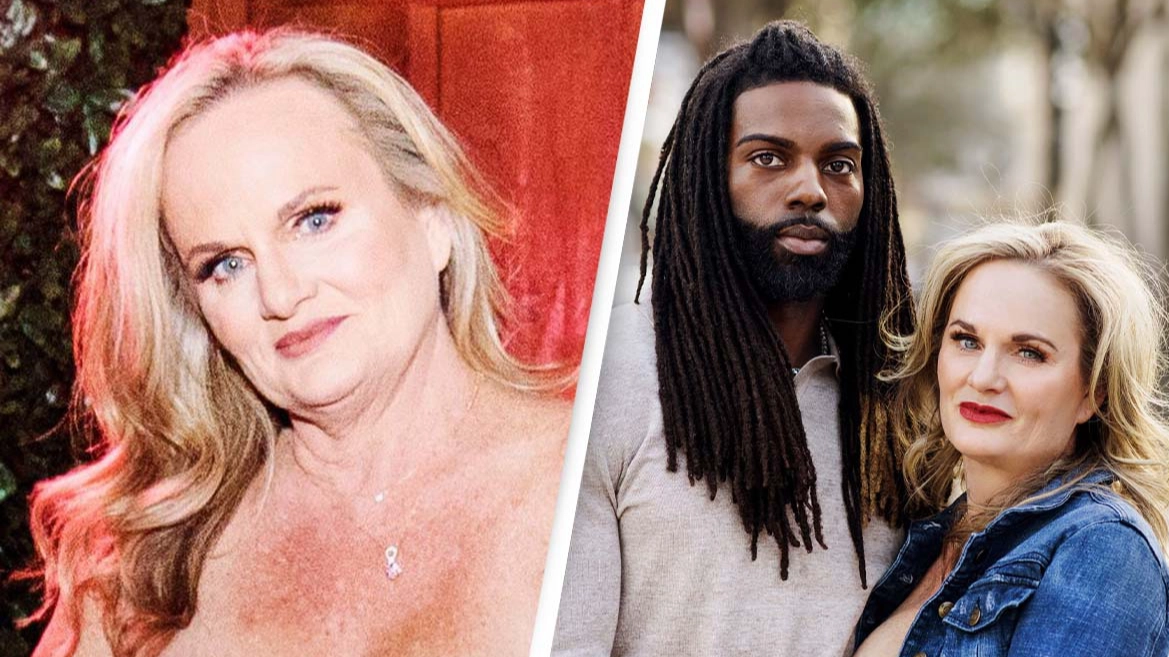 Woman, 54, defends 21-year age gap with husband claiming older men are ‘boring’ and can’t keep up'