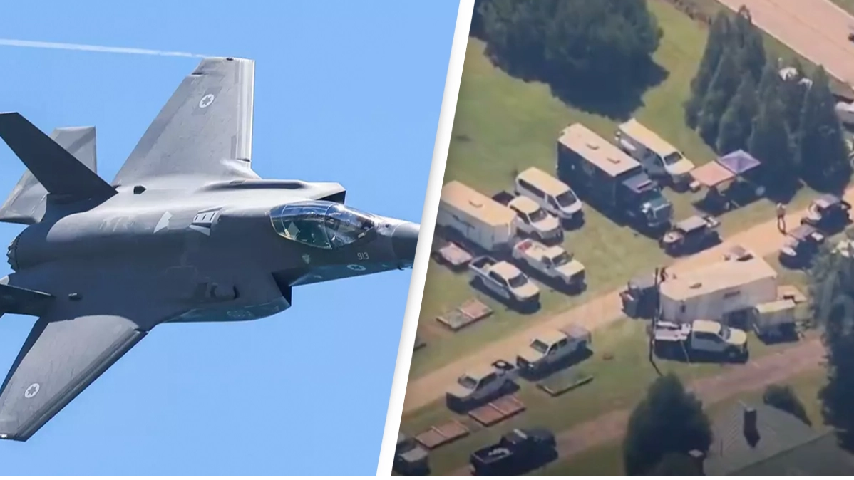 ‘Strangest 911 call’ hears homeowner discover ejected F-35 pilot landed in his backyard
