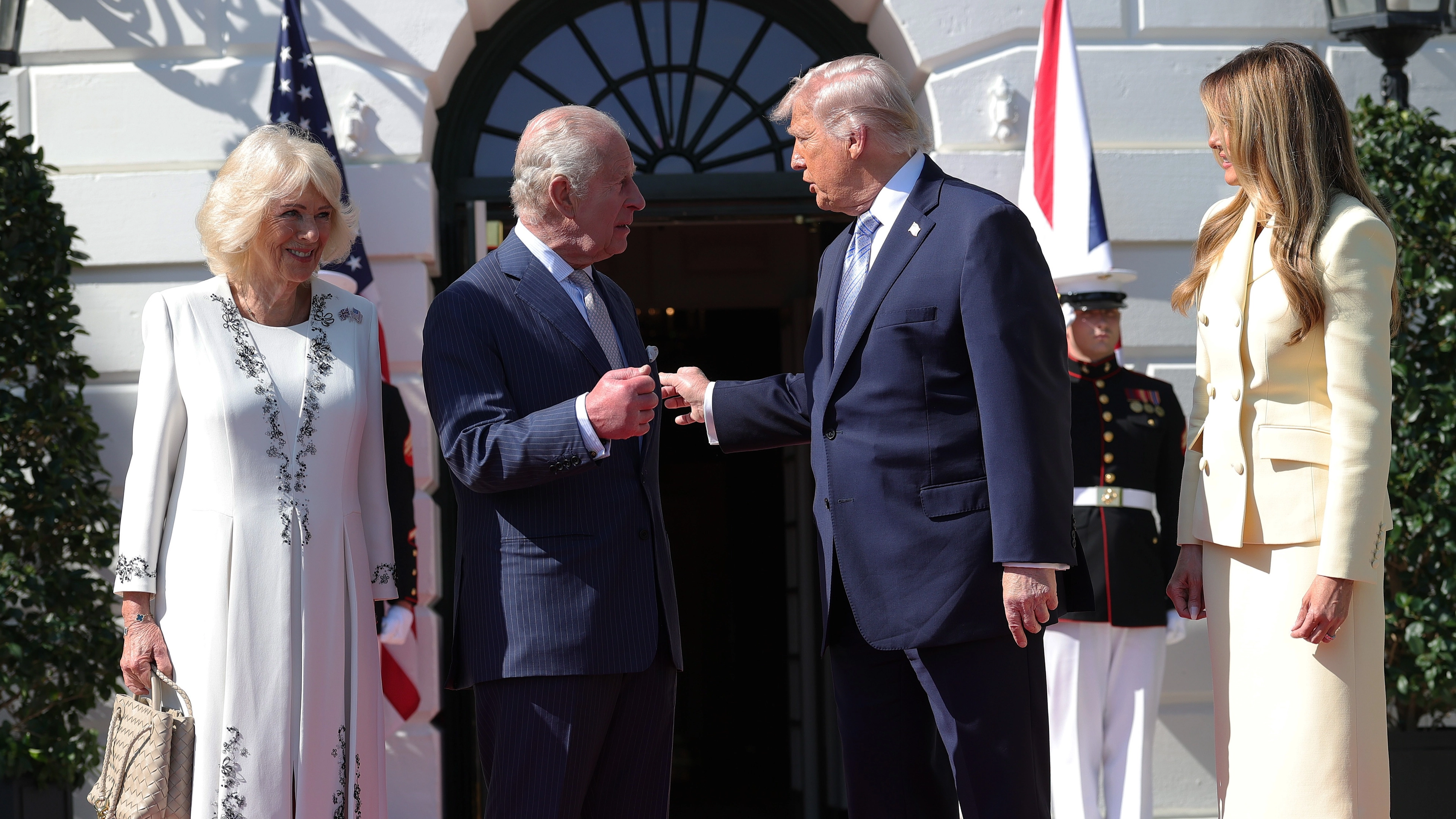 Lip reader reveals King Charles had chilling admission to Trump during US visit