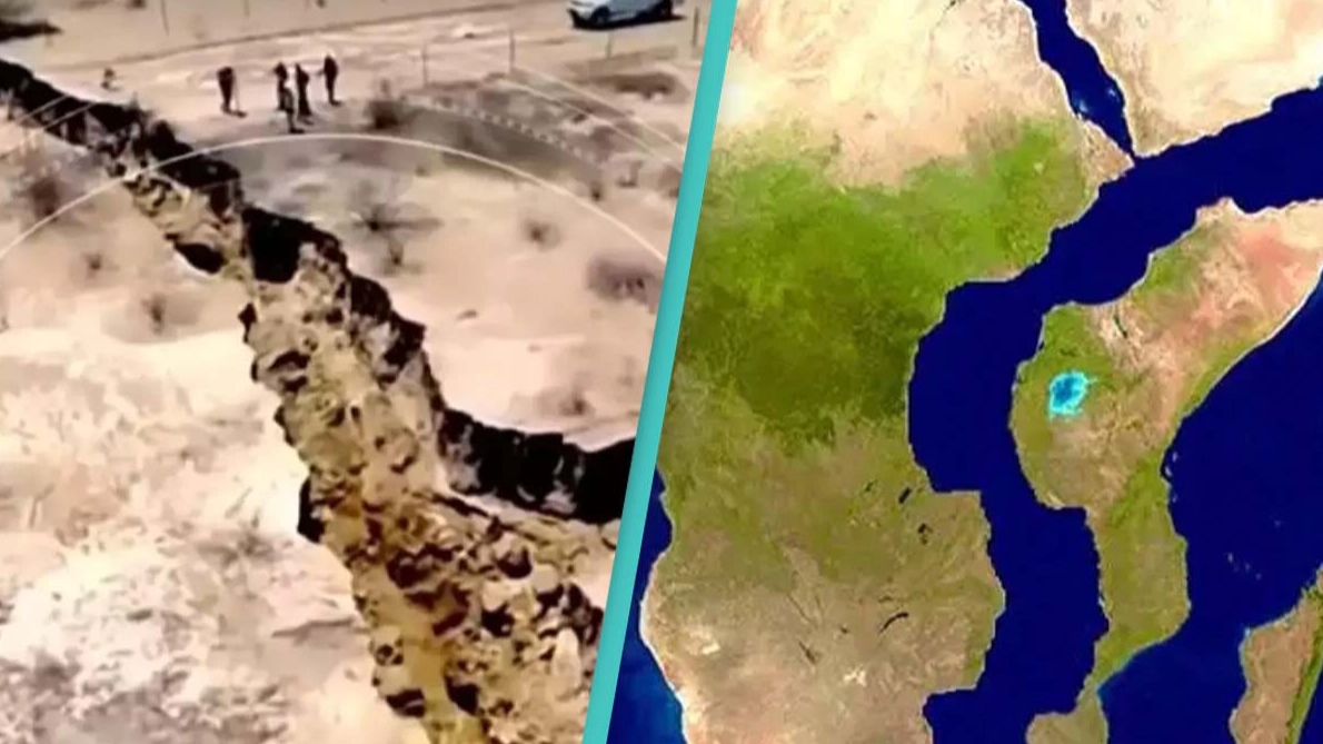 Earth's sixth ocean spotted slowly emerging in geological phenomenon
