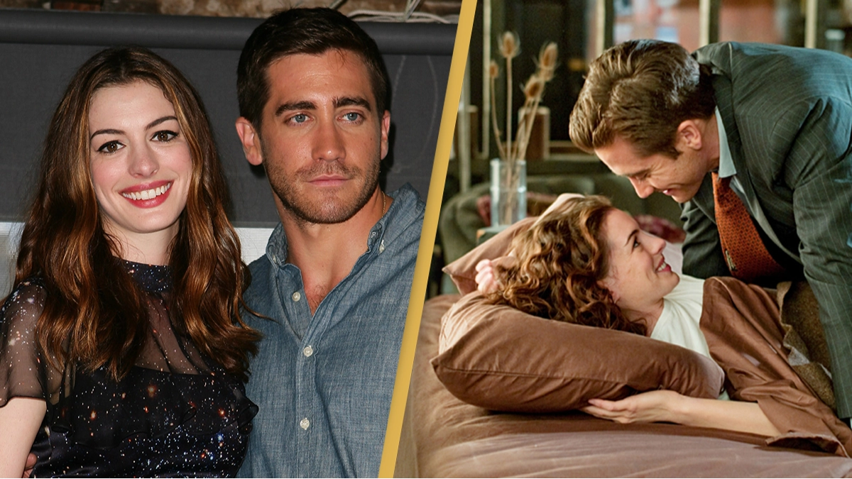 Jake Gyllenhaal says he's 'lucky' to have had sex with Anne Hathaway twice in movies
