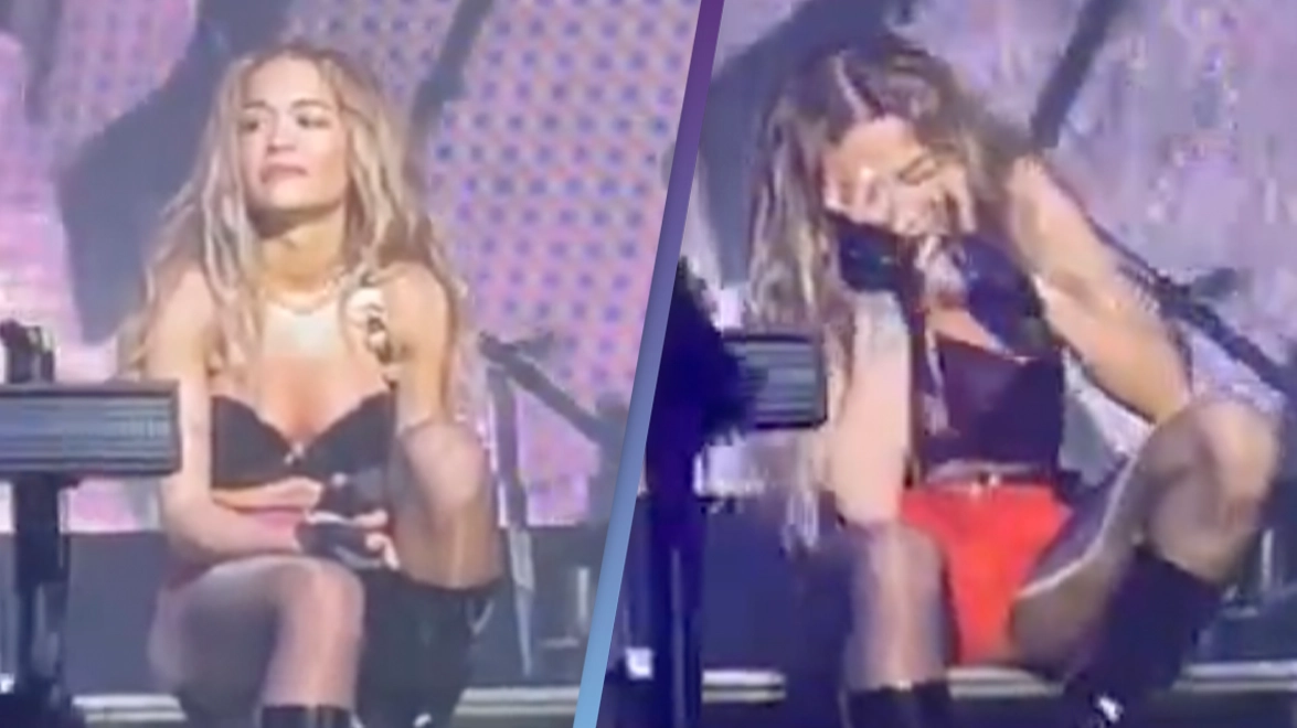 Rita Ora breaks down on stage just hours after Liam Payne's death as she sings song they recorded together