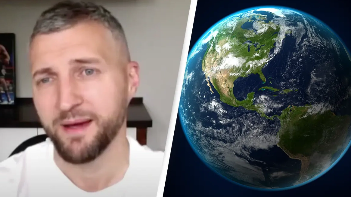 Former professional boxer claims there's no proof the Earth is round and reveals his 'evidence'