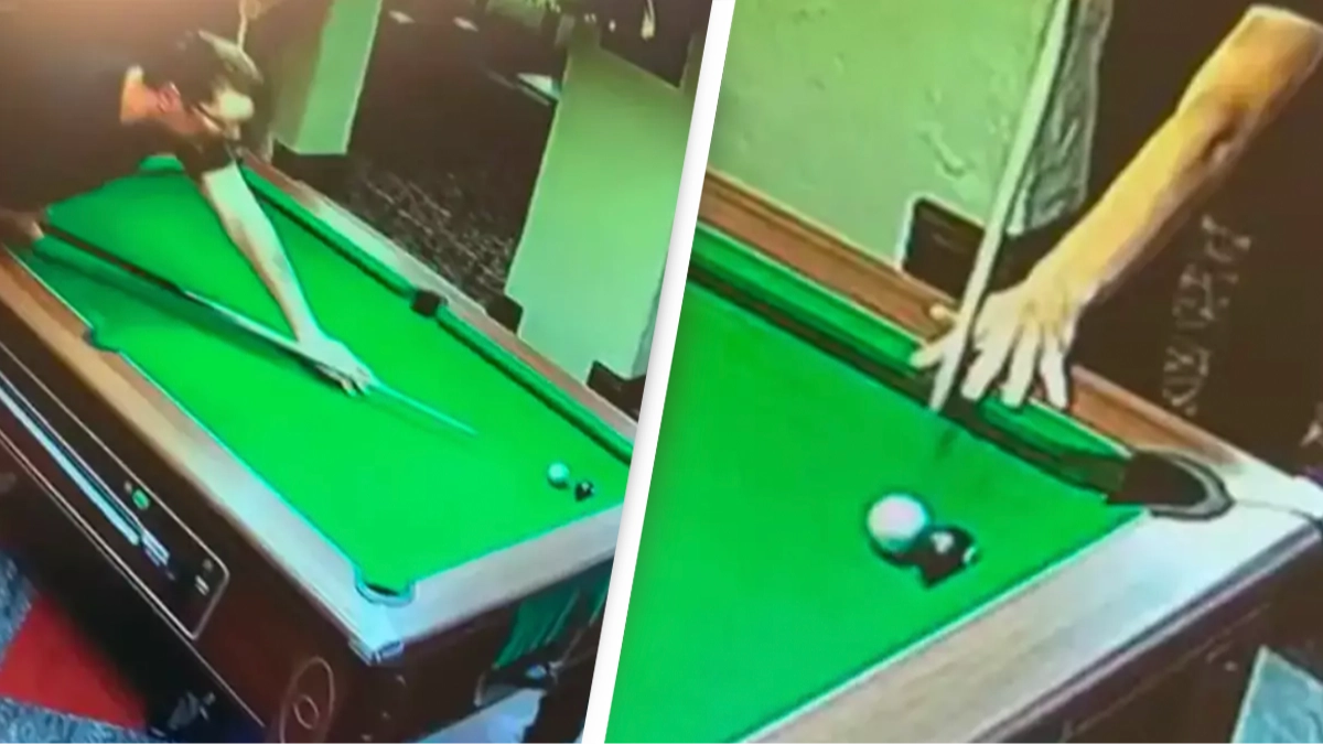 People stunned by winning pool shot that 'doesn't make sense'