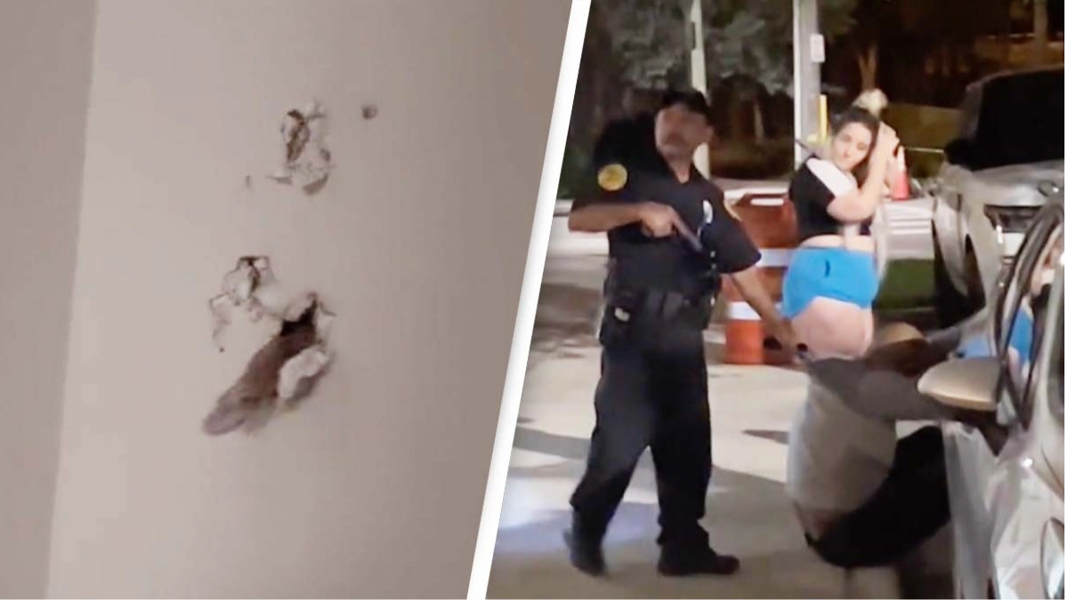 Man shocked after human finger suddenly appears out of his wall asking for help