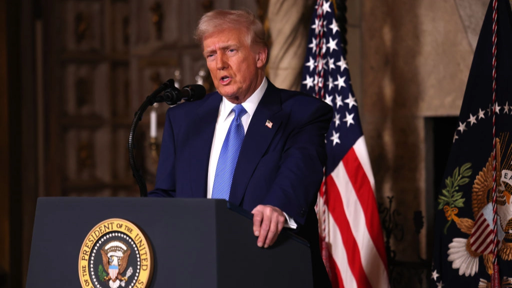Donald Trump hints at running for a third term again in bizarre speech