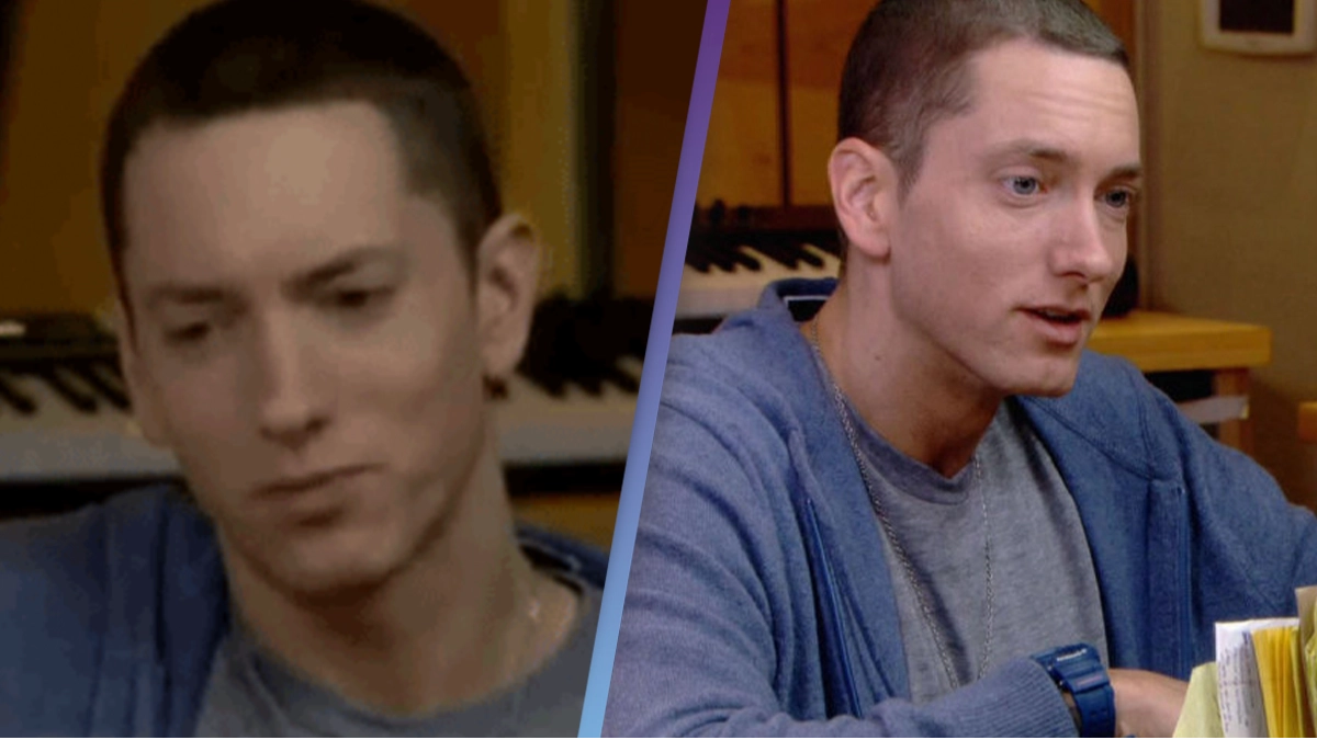 Eminem proves that something does actually rhyme with orange