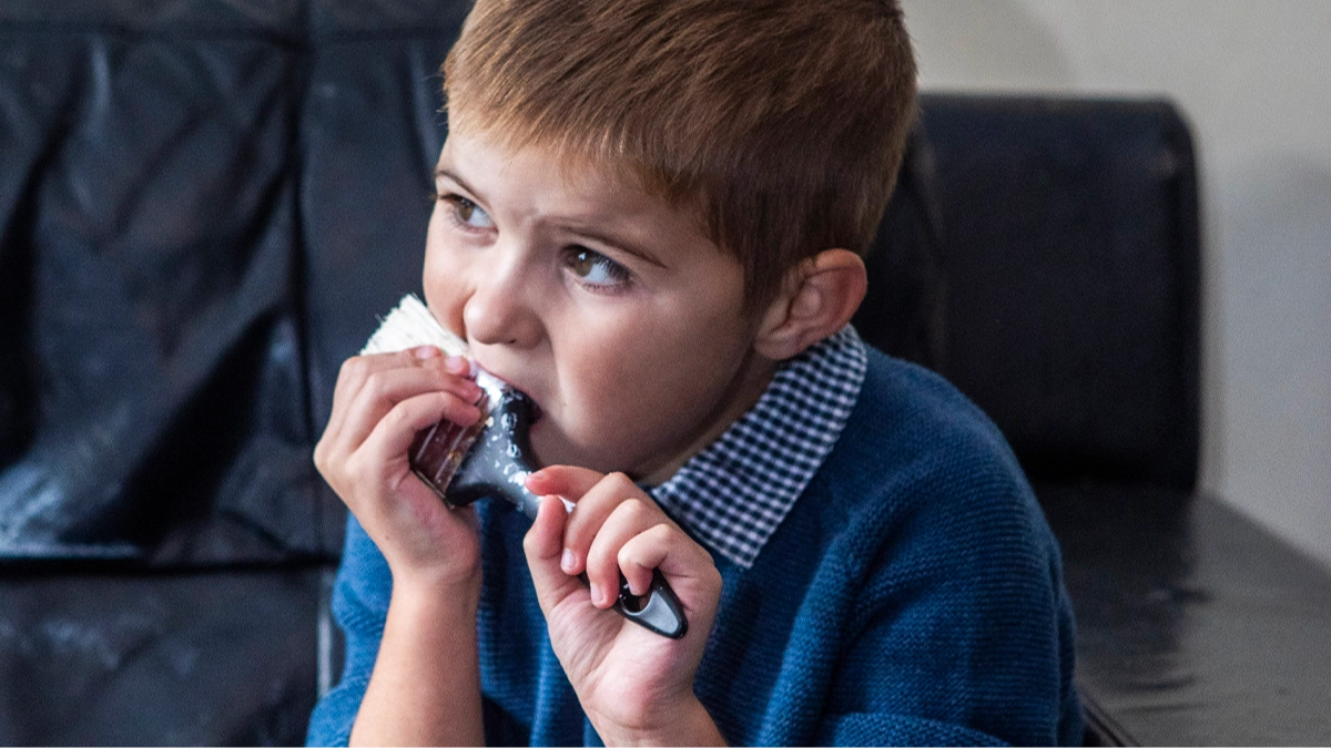 Shocking effects of 6-year-old boy's rare condition sees him slowly eat his way through family home