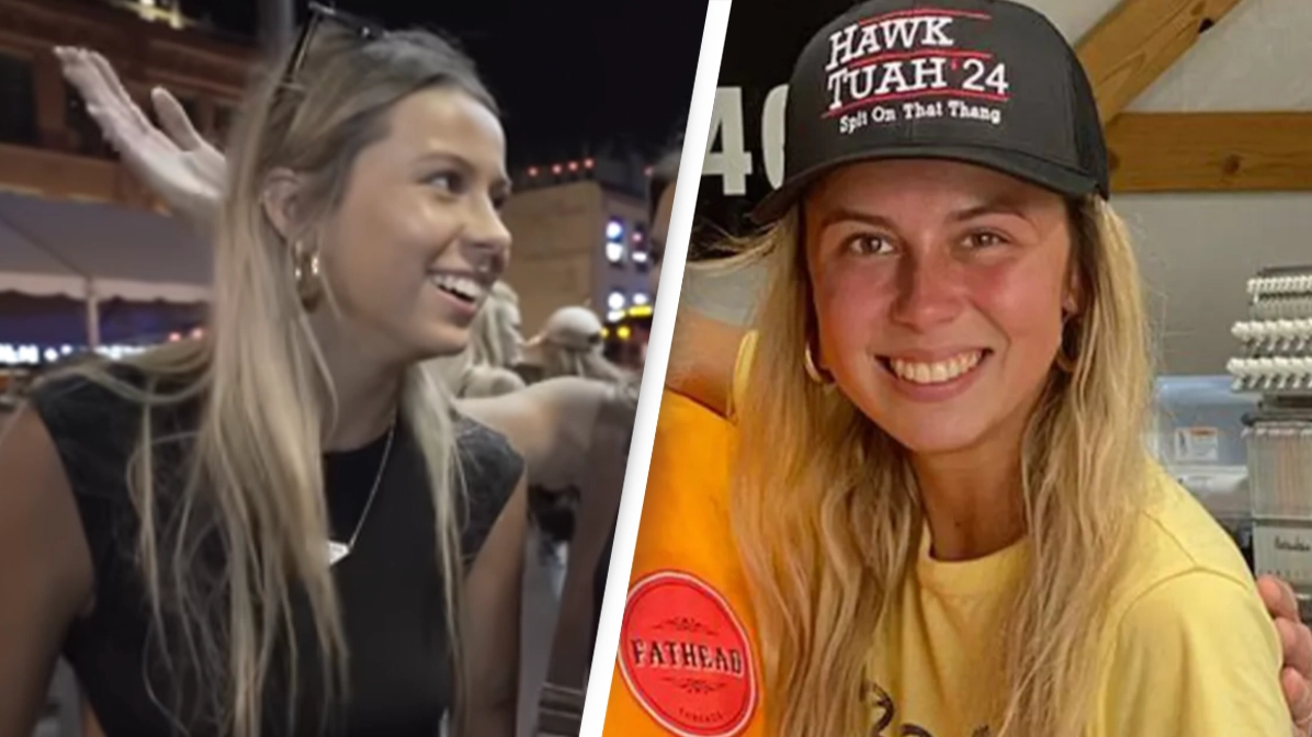 This is how Hawk Tuah woman has responded to her incredibly viral fame