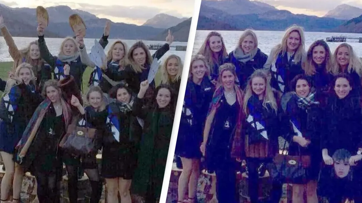 Bachelorette party left terrified after noticing eerie detail in photos taken seconds apart