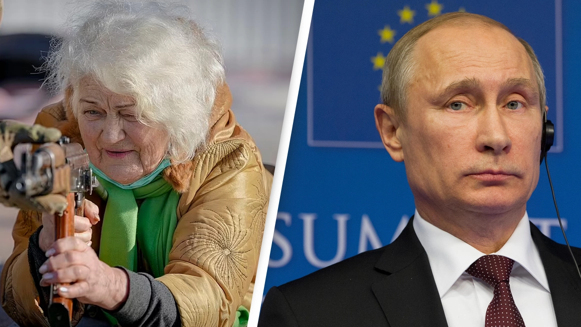 79-Year-Old Ukrainian 'Ready To Shoot' As Russian Crisis Continues
