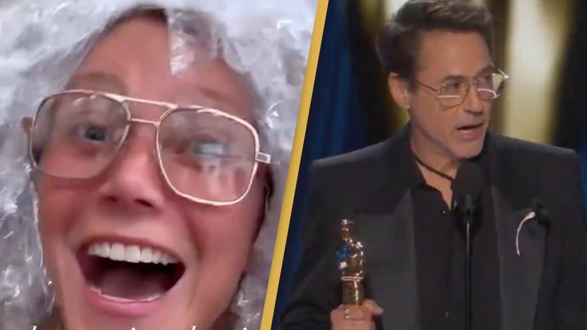 Gwyneth Paltrow posts wild reaction video when she saw Robert Downey Jr. win his Oscar