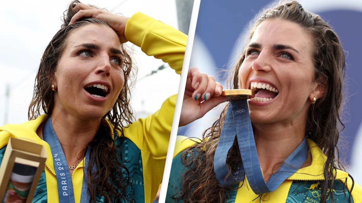 Olympic champion apologizes for making ‘savage’ comment about her dad after winning gold
