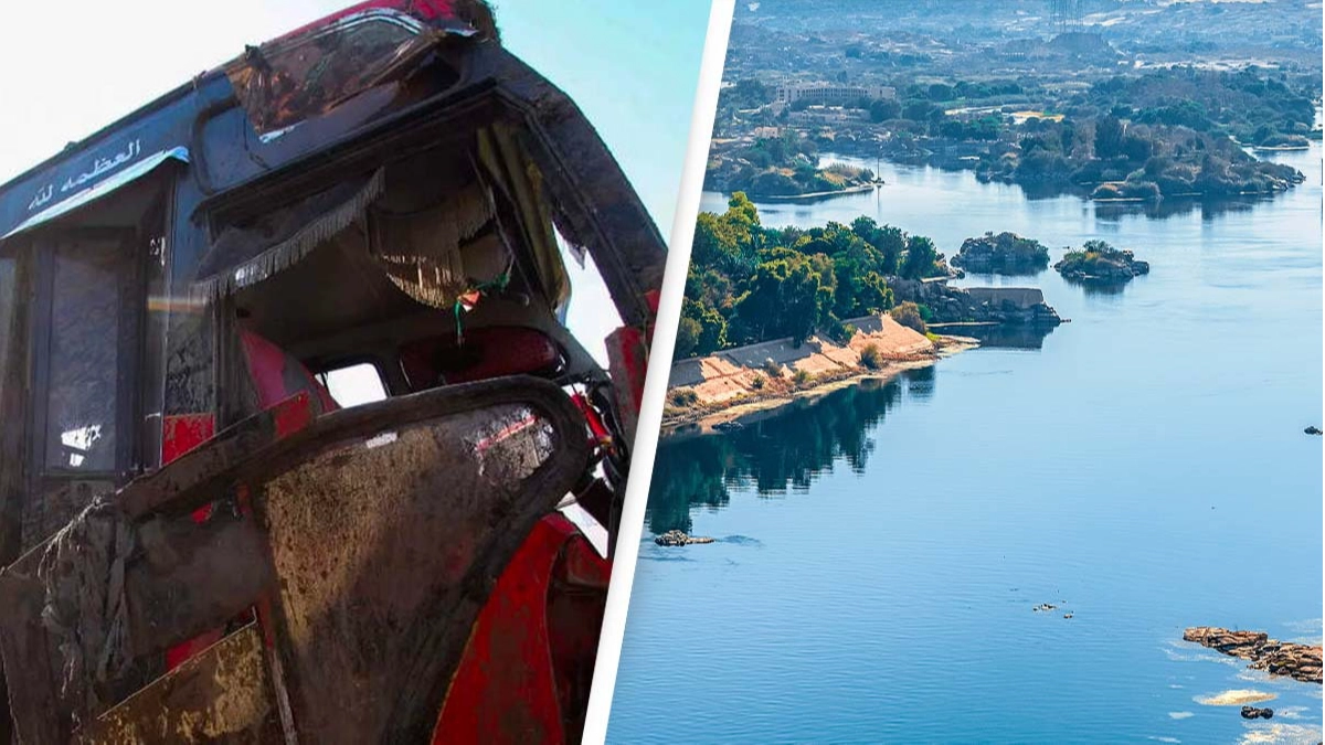 At least 21 dead after bus plunges into canal in Nile Delta