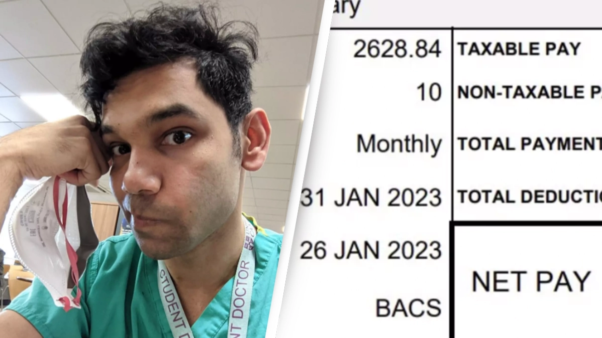 People stunned after doctor shows his monthly payslip after nearly a decade of training