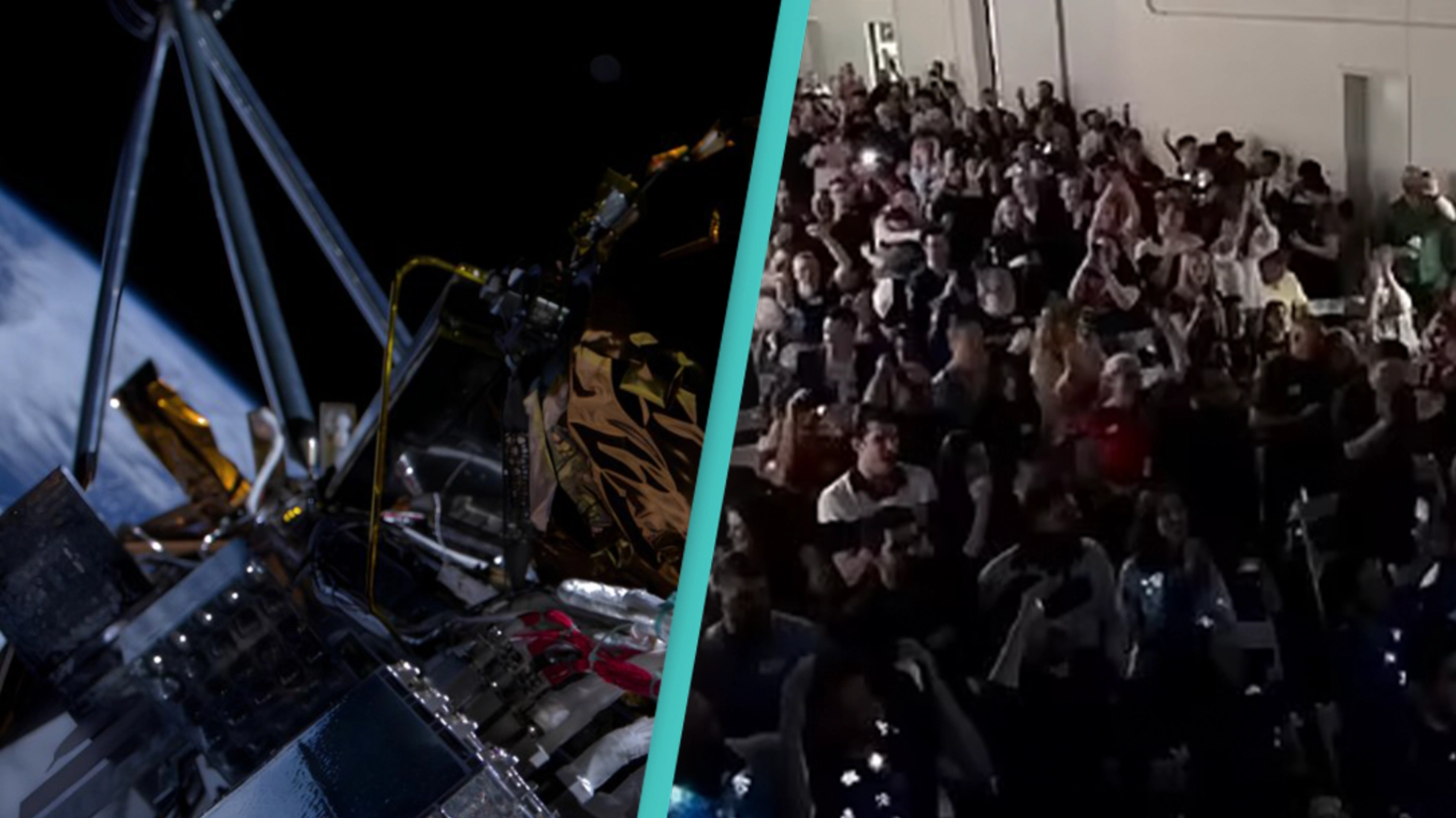 Employees' incredible reaction as Odysseus becomes first US spacecraft to land on moon in over 50 years