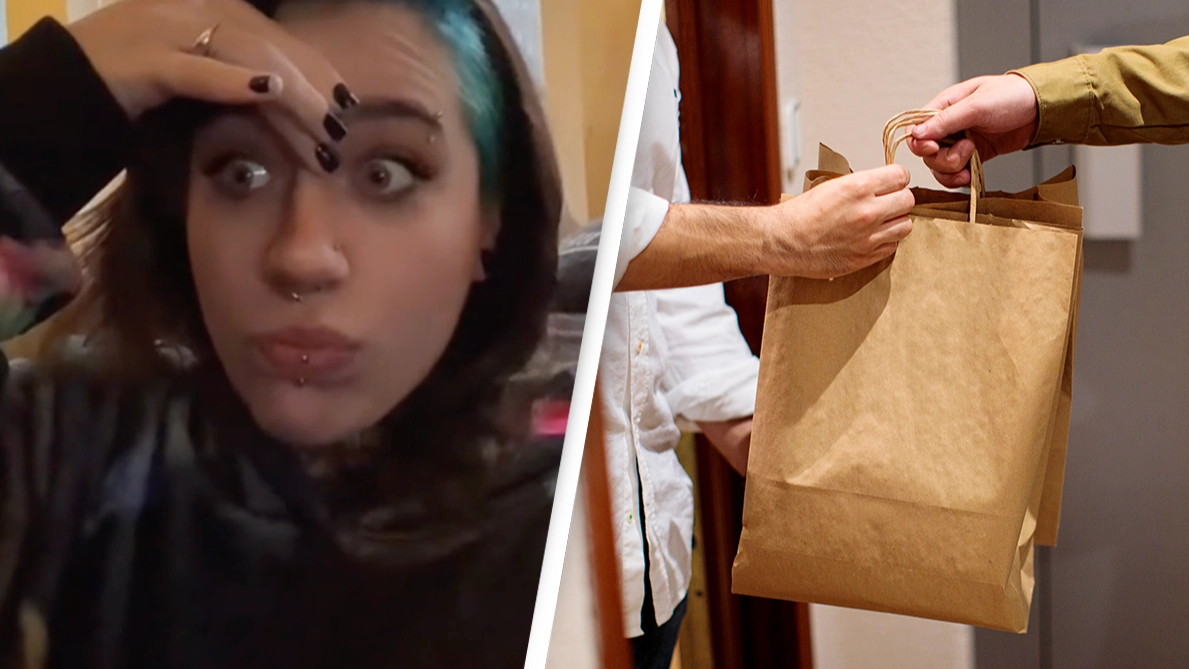 Woman claims she was left unable to pay rent after delivery driver added huge tip to order