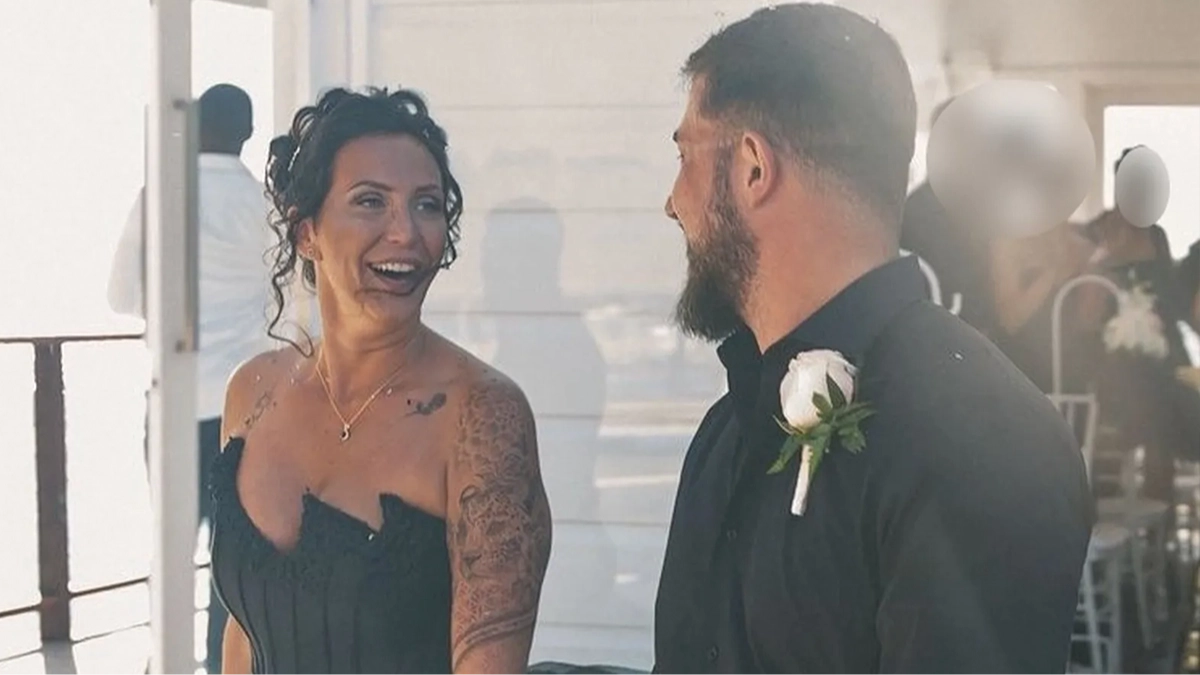 Newlyweds unable to enjoy their wedding night after bride suffers major 'injury' that left her 'hours' away from death