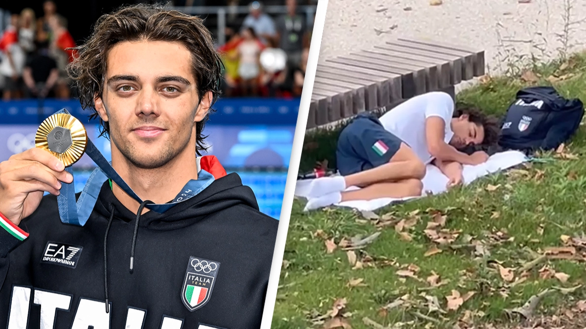 Reason for gold medal winner sleeping in park explained following his complaints about 'bad' Olympic Village conditions
