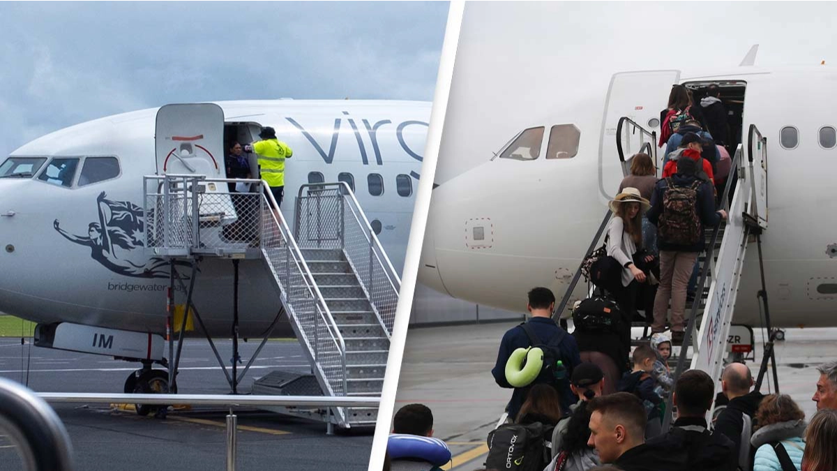 People are just finding out the real reason why we board planes on the left side