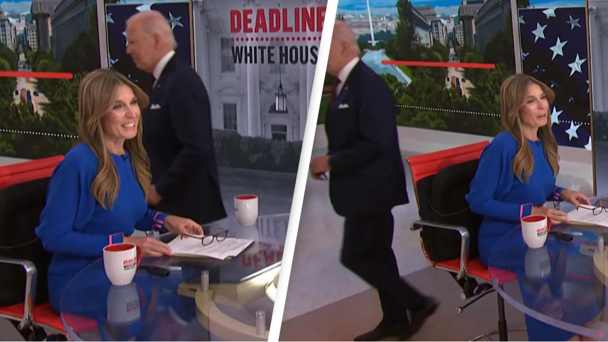 President Biden goes viral after walking off interview set before news host is finished talking