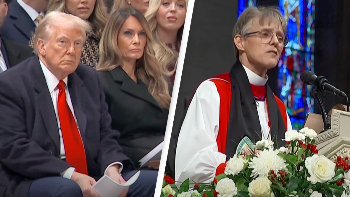 Body language expert breaks down Trump and JD Vance's reactions to Bishop asking them to 'have mercy' on LGBTQ+ people