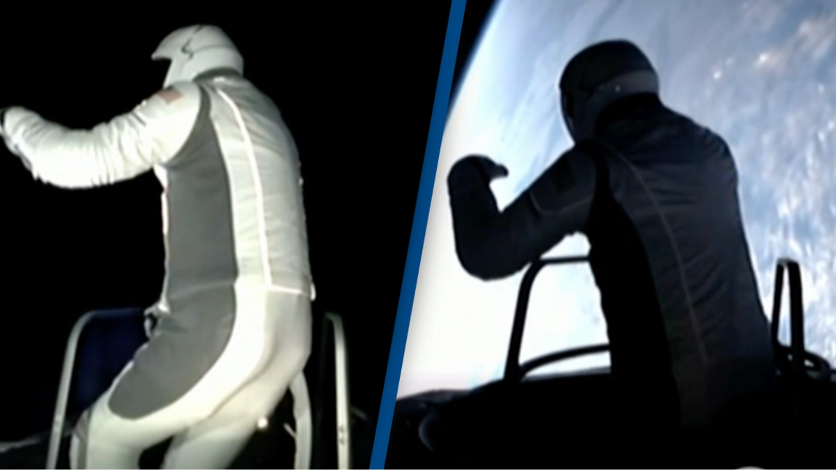Billionaire makes history in 'gorgeous' footage from first-ever commercial space walk